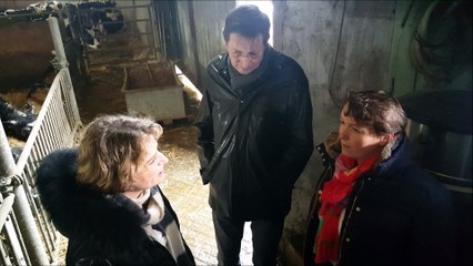 Puisieux: la vice-présidente de la Région en charge de l'agriculture à la ferme