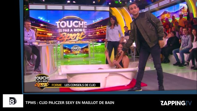 TPMS : Clio Pajczer ultra sexy en maillot, elle fait grimper la température sur le plateau (Vidéo)