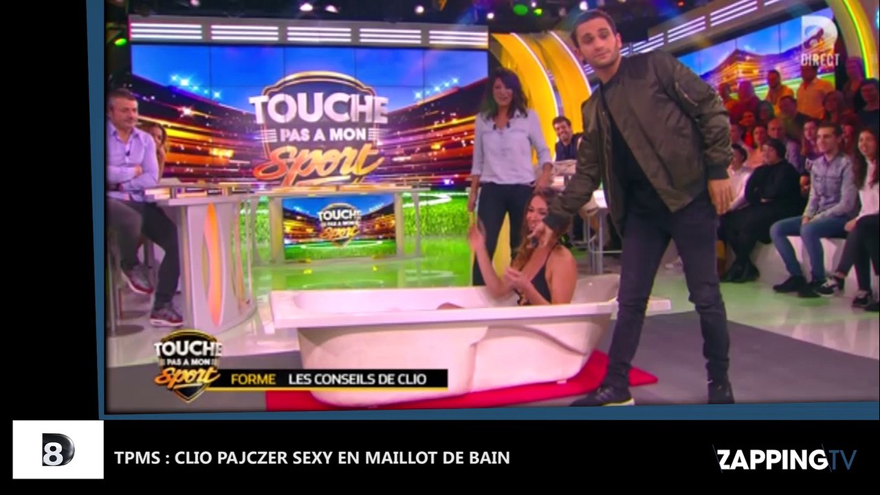 TPMS : Clio Pajczer ultra sexy en maillot, elle fait grimper la température sur le plateau (Vidéo)
