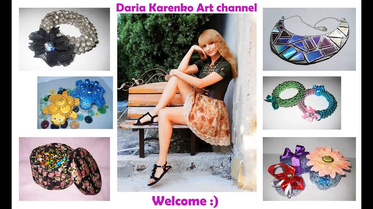 DIY Очень красивое украшение из ткани своими руками. Мастер класс- Very beautiful decoration fabric