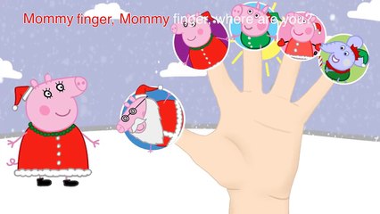Peppa Pig Let it Snow Finger Family / Nursery Rhymes