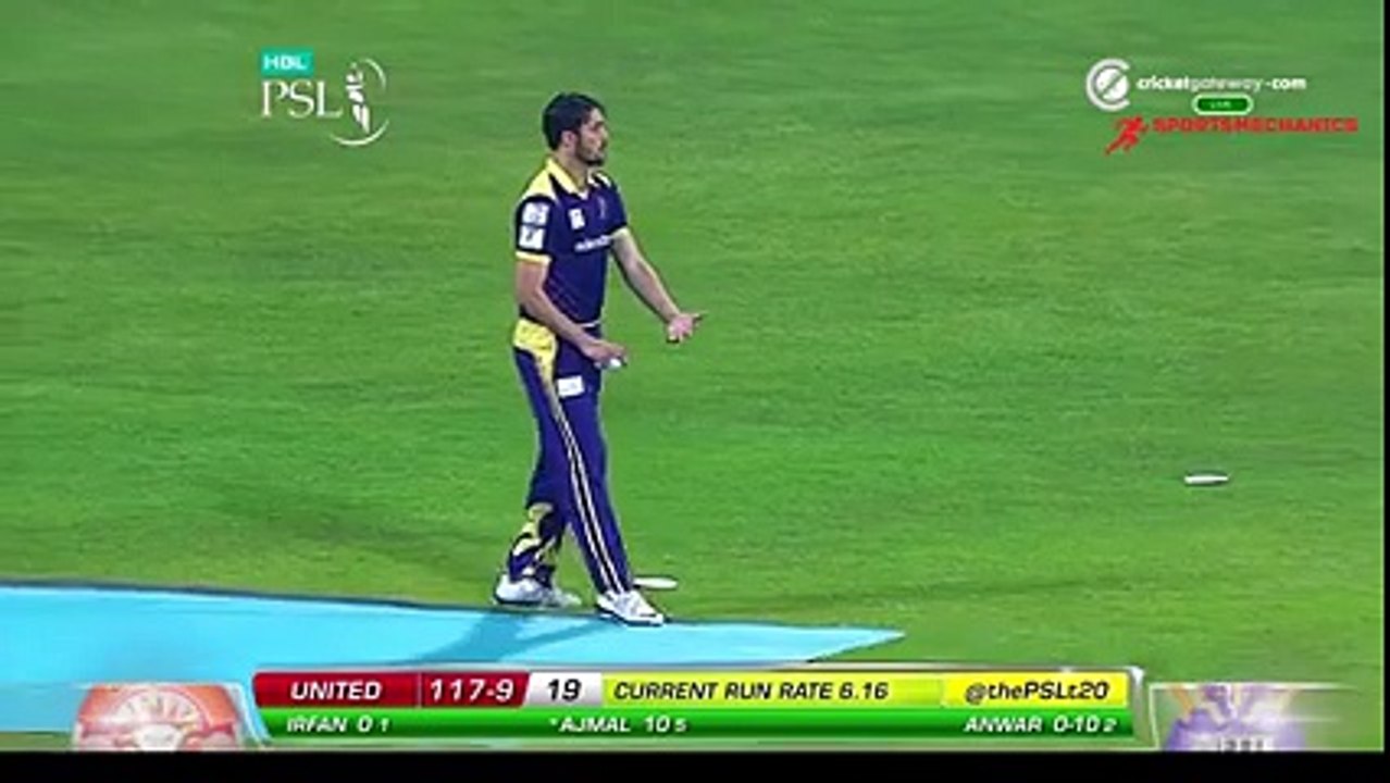 Anwar ali to Saeed Ajmal..... What a Bowl ******