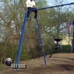 Ultimate Swing Set Fail