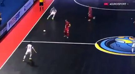 Goal for Russia Abramov 1-2 - Serbia - Russia - Futsal Euro 2016