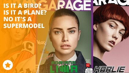 When supermodels turn into superheroes