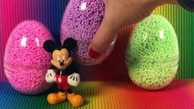 Surprise Foam clay Eggs Masha i Medved Spongebob Disney Princess Toys Huevos sorpresa juguetes