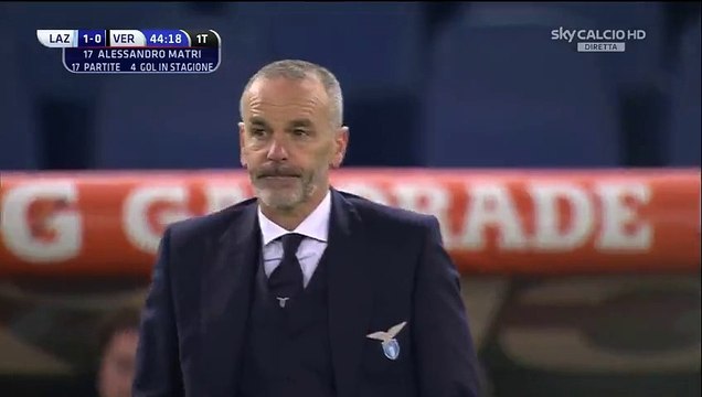1-0 Alessandro Matri Goal Italy Serie A - 11.02.2016, Lazio 1-0 Hellas Verona