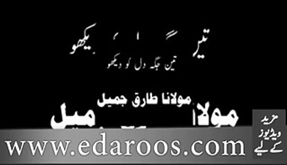 Teen Jaga Dil Ko Dekho - Maulana Tariq Jameel