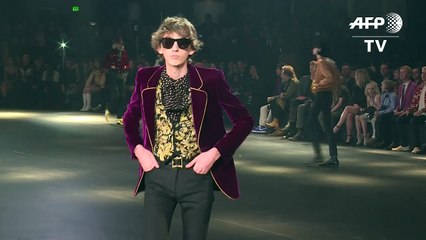 Défilé Saint Laurent automne 2016 à Los Angeles