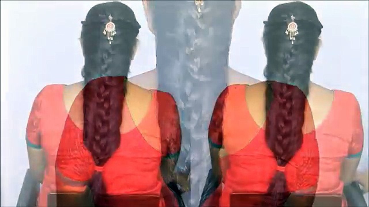 How To Do Indian-Pakistani Bridal Braid Hairstyle - For Long To Medium Black Hair