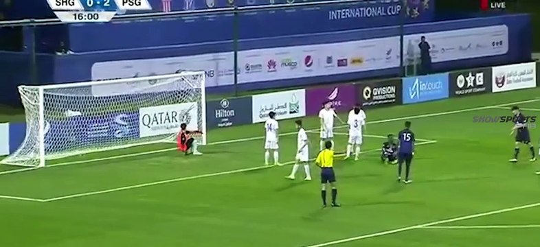 Timothy Weah Son of George Weah will offer a five-fold with PSG U17