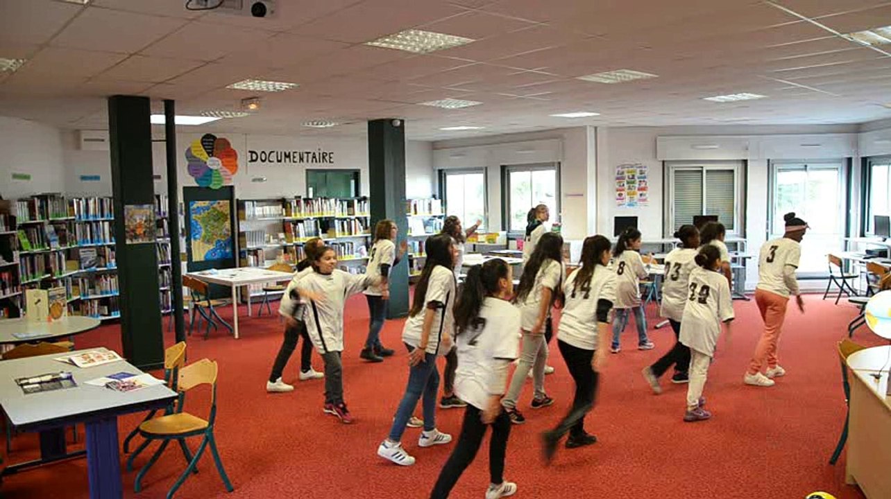 FlashMob UNSS Euro 2016 - Collège Jules Vallès - La Ricamarie