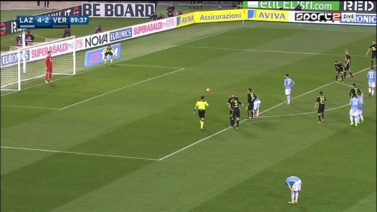 Antonio Candreva Penalty Goal HD - Lazio 5-2 Hellas Verona 11.02.2016 HD