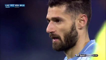 5-2 Antonio Candreva Penalty Goal - Lazio v. Hellas Verona - Serie A 11.02.2016
