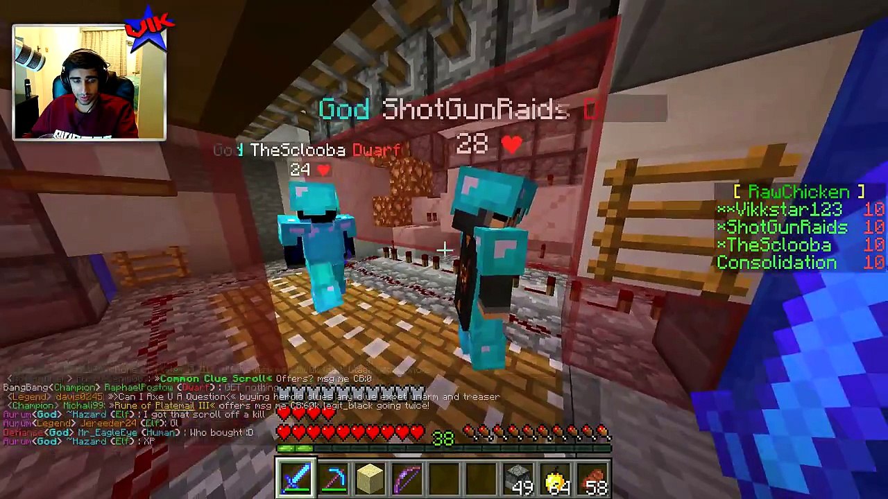 Minecraft FACTIONS VERSUS #19 USING 230 STACKER CANNON! - Treasure Wars S2