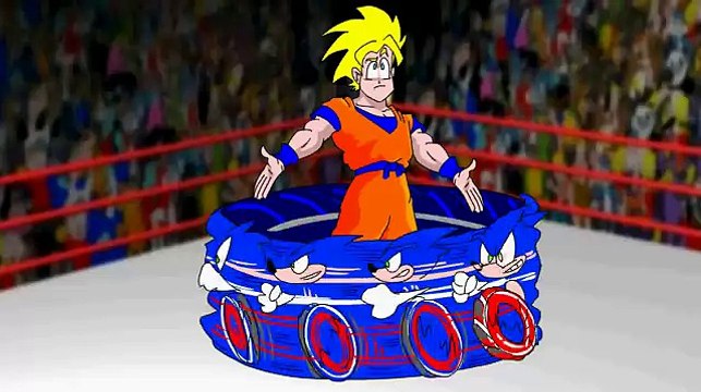 GOKU vs EVERYBODY UCF7.5 SONIC! NARUTO! INUYASHA!
