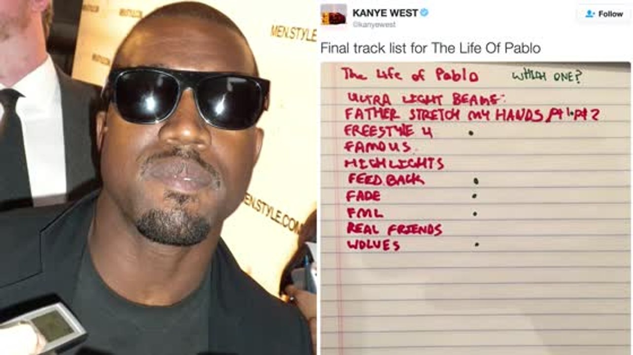 'The Life of Pablo' ist der neueste Titel von Kanye Wests Album