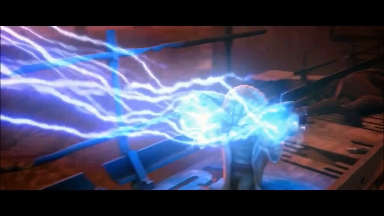 Star Wars Yoda & Anakin VS Darth Sidious The Clone Wars Season 6