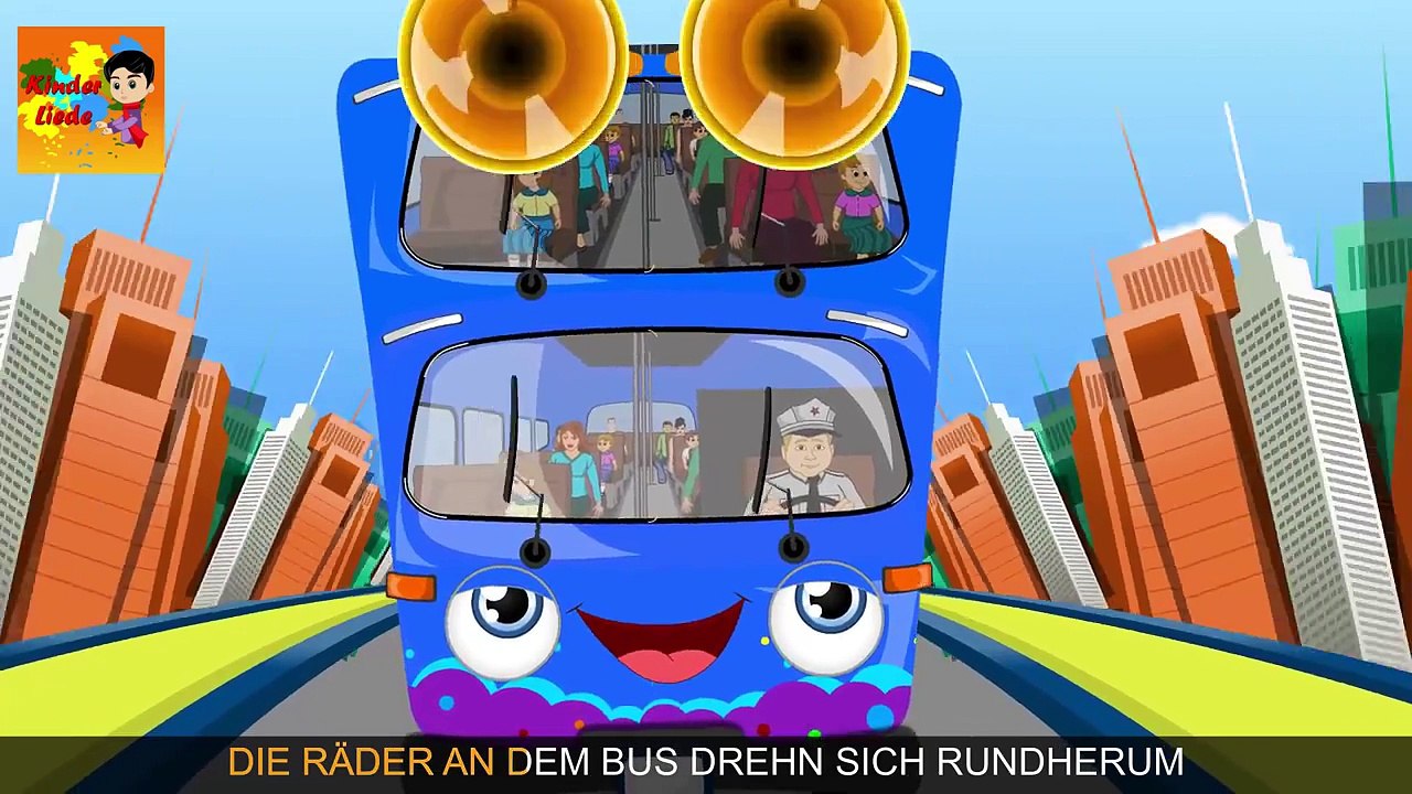 Die Räder vom Bus | Kinderlieder deutsch | Das Buslied | Kinderlieder zum Mitzingen