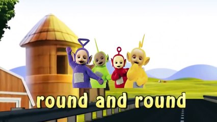 Teletubbies - Wheels On the Bus - Go Round And Round Song - Nursery Rhymes