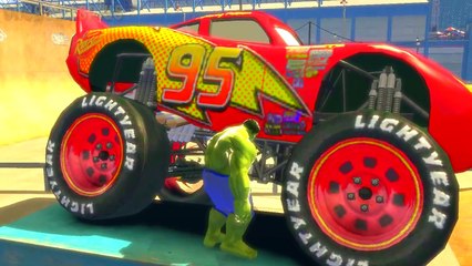 Hukl Vampire Lightning McQueen Disney car Children Songs Nursery Rhymes The Muffin Man