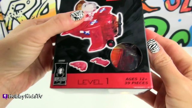 Build a 3D Snoopy Flying Ace Crystal Puzzle! Fun Learning by HobbyKidsTV