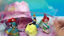 7 Disney Princess Set 1 Revue Blanche-Neige, Ariel, Jasmine, Cendrillon, Tiana Aurora Merida