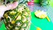 Art In Pineapple Yellow Flower _ Food Decoration _ Fruit Vegetable Carving Garnish