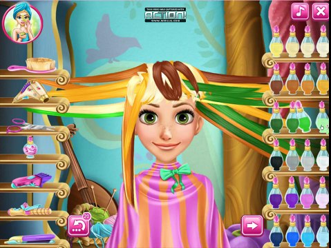 Disney Princess - Rapunzel Real Haircuts - Disney Princess Games For Girls