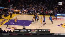 Kobe Bryant Pushes Referee to the Ground | Oklahoma City Thunder vs Los Angeles Lakers