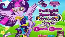 My Little Pony Equestria Girls Friendship Games Twilight Sparkle Archery Style Dress Up Game