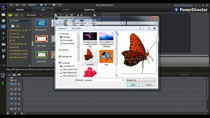 How to create PIP object from an Image Powerdirector 11