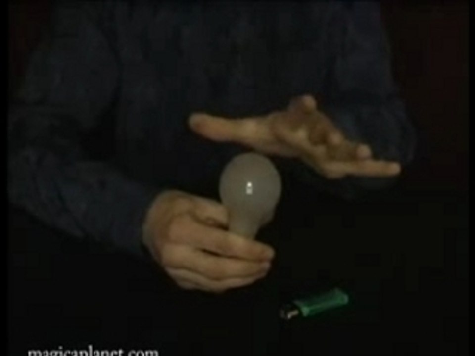 Tour de magie : ampoule magique