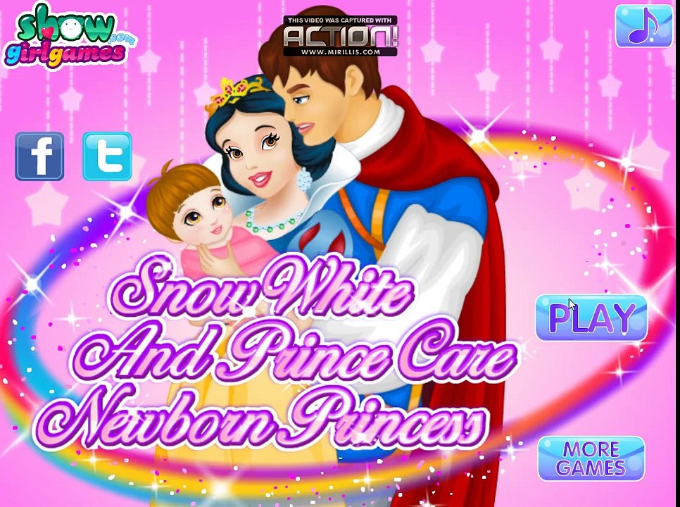 Disney Princess Games - Snow White And Prince Care Newborn – Best Disney Games For Kids Snow White