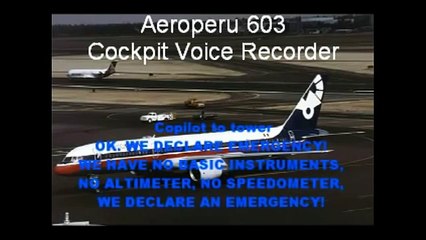 Aeroperu 603 - Cockpit Voice Recorder