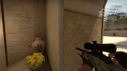 CS GO - 1 BULLET, 4 KILLS!