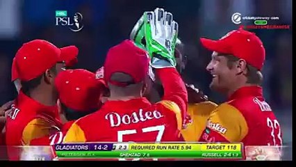 MUST WATCH | Andre Russell clean bowls KP with a killing yorker followed by typical West Indian celebration.
