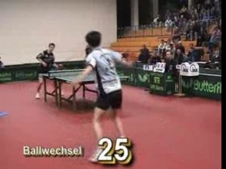 Ping pong toucher de balle