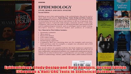 Download PDF  Epidemiology Study Design and Data Analysis Second Edition Chapman  HallCRC Texts in FULL FREE