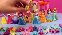 DisneyCarToys Frozen Elsa Kids Toys Disney Princess Magic Clip Dolls Polly Pocket Dress Up