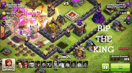 Farming Base Hall 9 - Anti Golem/Giant/Super Queen [Clash of Clans]