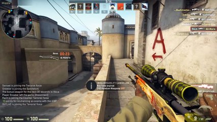 CS GO - AWP Dragon Lore Gameplay