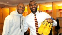 Kobe Bryant Gives LeBron James His Autographed Game Shoes