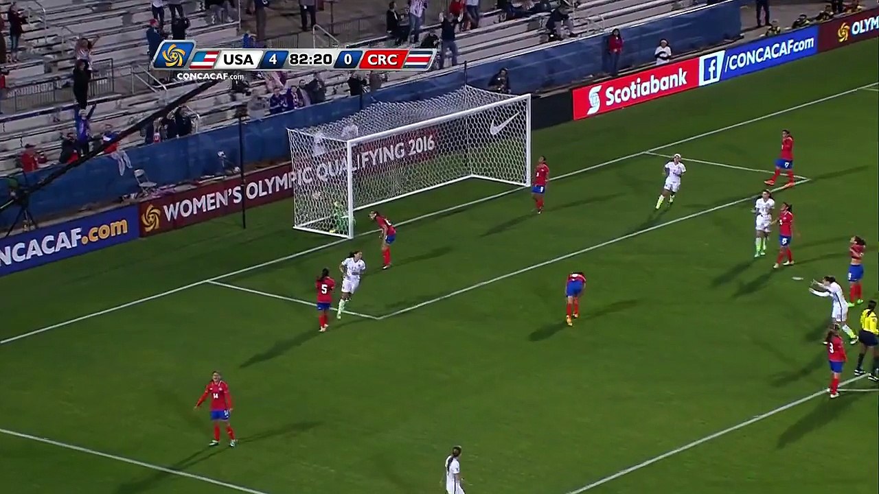Goal USA - No. 12 Christen PRESS @ChristenPress | @ussoccer_wnt @Fedefutbol_CR #CWOQ2016