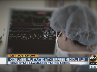 Consumers frustrated with surprise medical bills