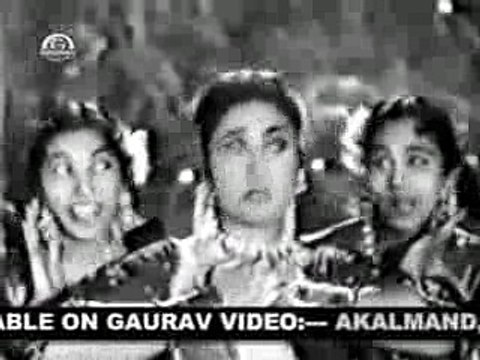 CHAND (1959) - Aaja Ri Chandni Hamari Gali Chand Leke Aaja | Humne Nain Bichhaye Aaja