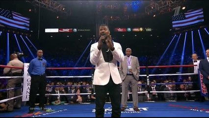 Jamie Foxx Sings National Anthem (Gospelized) at Mayweather vs Pacquiao