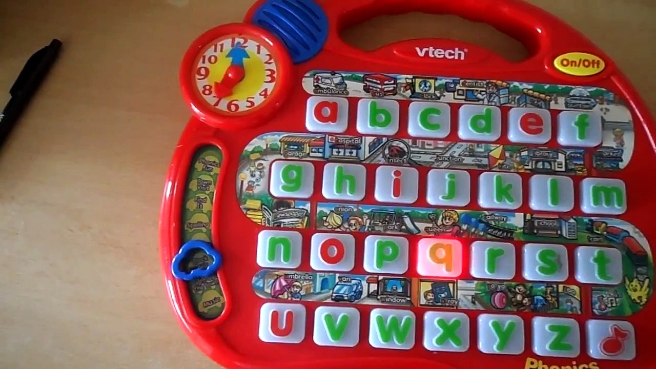 GREATEST PRESCHOOL VTECH LIGHT UP PHONICS LEARN ENGLISH TEACHING talking toy + GAMES