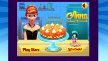 Frozen Anna Cooking Cheesecake - Cooking Games For Girls - Frozen Games