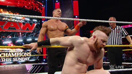 John Cena vs. Sheamus- Raw, Sept. 14, 2015